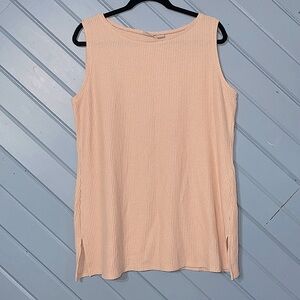 Chico's Zenergy Waffle Knit Light pink Knit Top